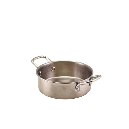 'GenWare Mini Stainless Steel Casserole Dish 12.8 x 4.2cm***Pack of 6***