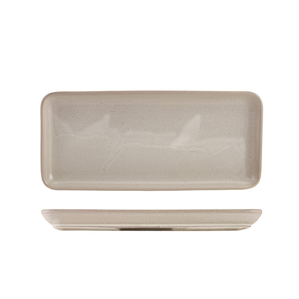 Antigo Porcelain Cinza Narrow Rectangular Platter 31 x 14cm