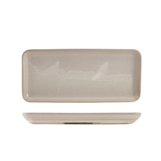 Antigo Porcelain Cinza Narrow Rectangular Platter 31 x 14cm