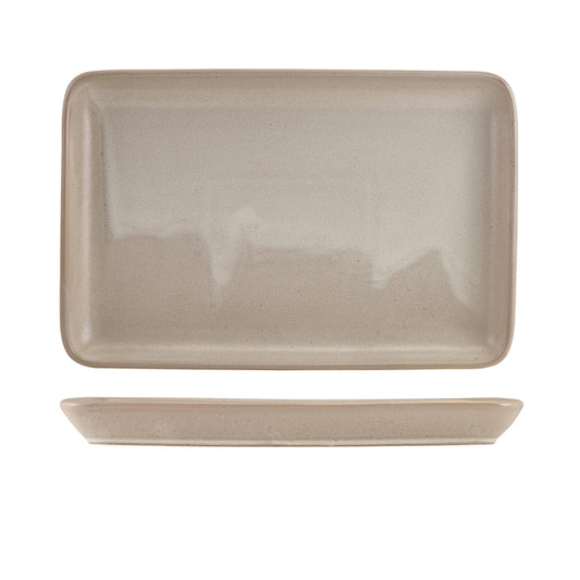Antigo Porcelain Cinza Rectangular Platter 30 x 20cm