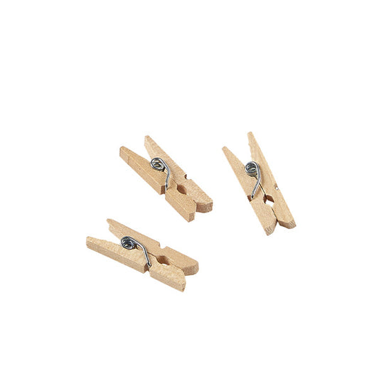 'Miniature Wooden Pegs 2.5cm/ 1"  (1000pcs)***Pack of 6***