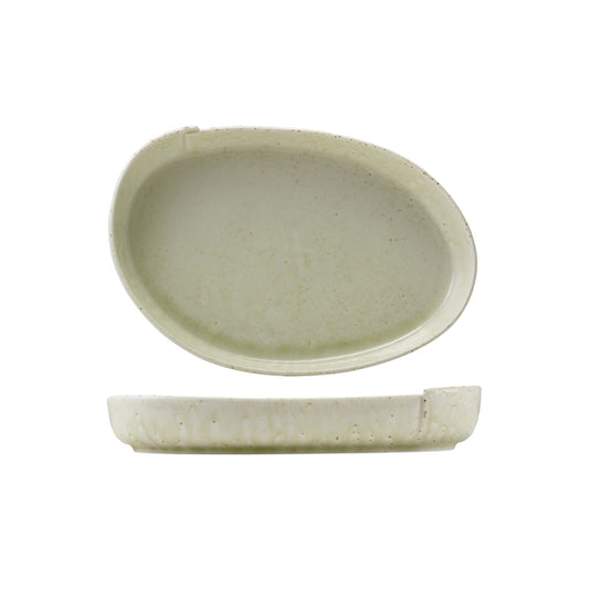 Kozo Porcelain Shiro Oval Plate 28cm