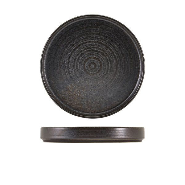 Terra Porcelain Black Presentation Plate 20.5cm