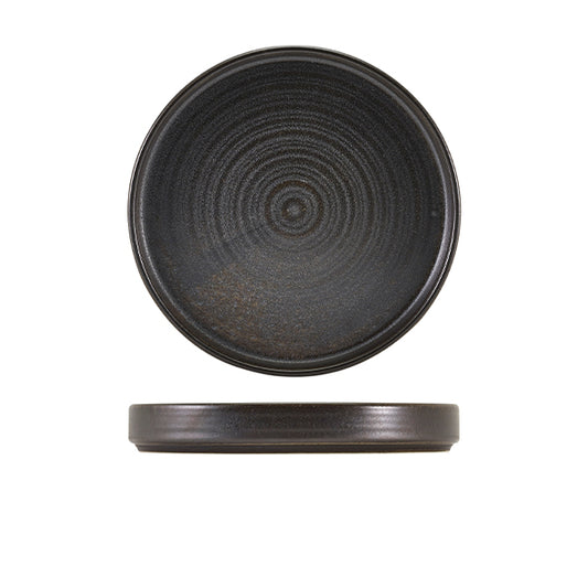 Terra Porcelain Black Presentation Plate 20.5cm