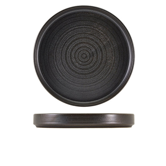 Terra Porcelain Black Presentation Plate 26cm