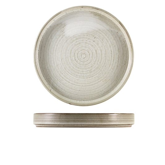 Terra Porcelain Grey Presentation Plate 26cm