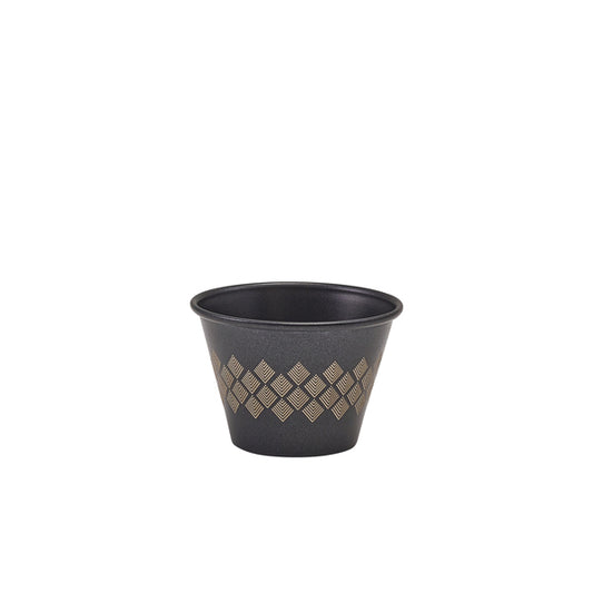 GenWare Metallic Black Diamond Ramekin 71ml/ 2.5oz