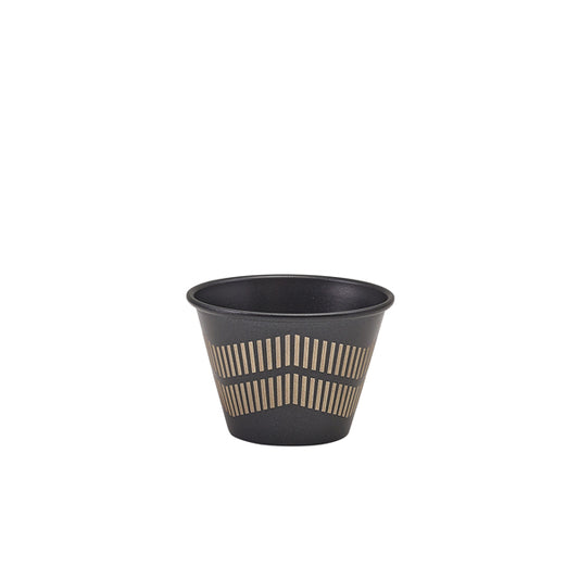 GenWare Metallic Black Lined Ramekin 71ml/ 2.5oz