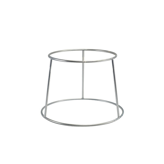 GenWare Silver Anti-Slip Round Buffet Riser 18cm