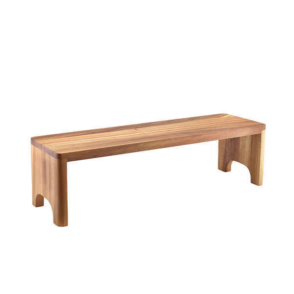 GenWare Acacia Wood GN Buffet Riser GN 2/4 15cm (H)
