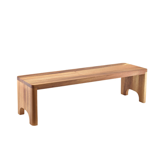 GenWare Acacia Wood GN Buffet Riser GN 2/4 15cm (H)