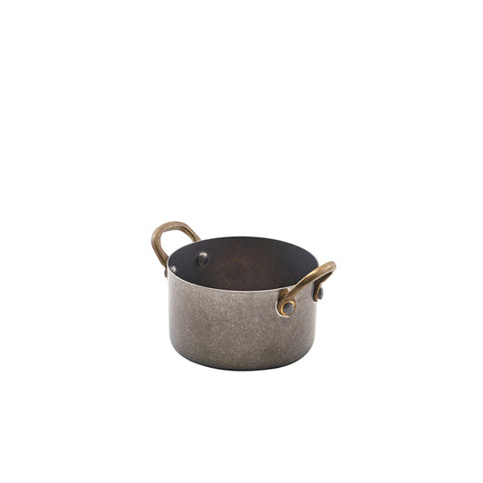 'GenWare Vintage Steel Mini Casserole Dish 9 x 5.25cm***Pack of 6***