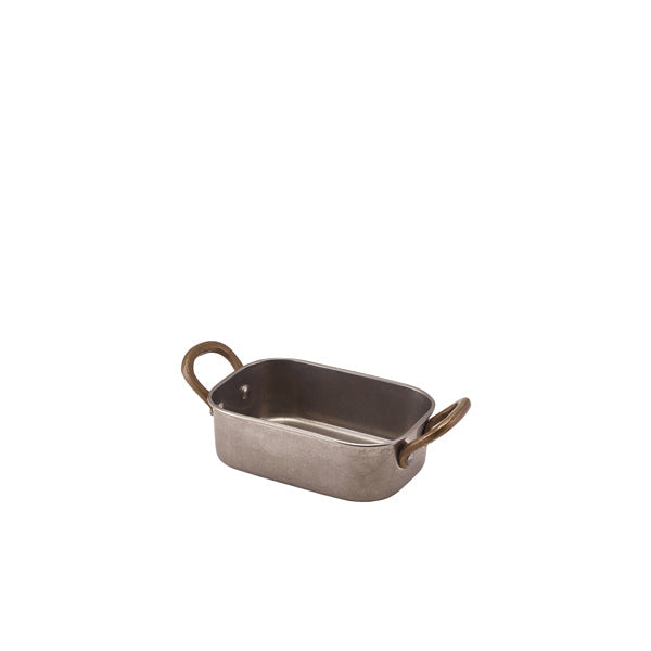 'GenWare Vintage Steel Mini Roaster 12.5 x 8.5 x 3.75cm***Pack of 6***