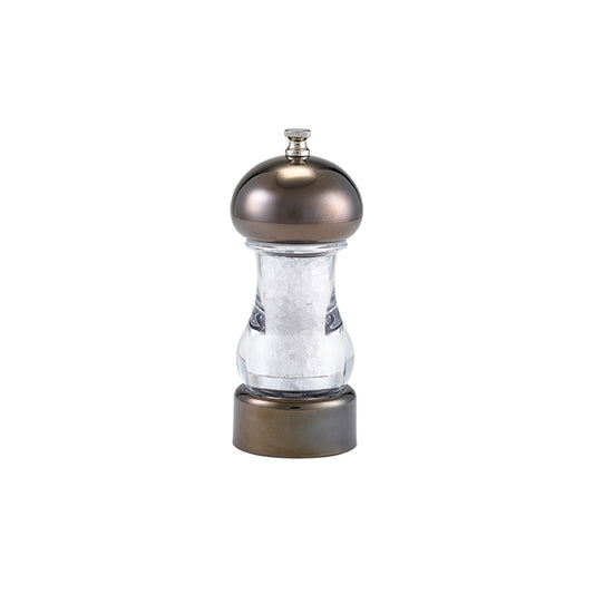 GenWare Gun Metal & Acrylic Salt/ Pepper Grinder 14cm
