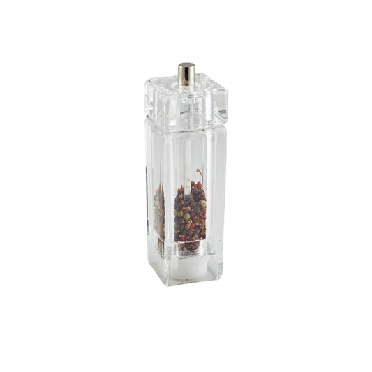 GenWare Clear Square Salt/ Pepper Grinder 15cm