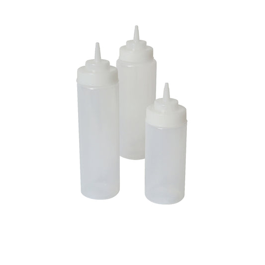 Squeeze Bottle Wide Neck Clear 16oz/ 47cl