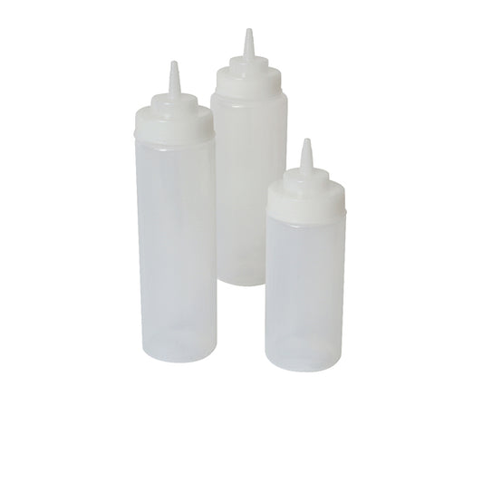 Squeeze Bottle Wide Neck Clear 24oz/ 71cl