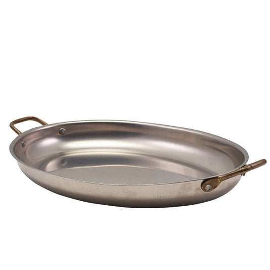 GenWare Vintage Steel Oval Dish 37.5 x 26cm
