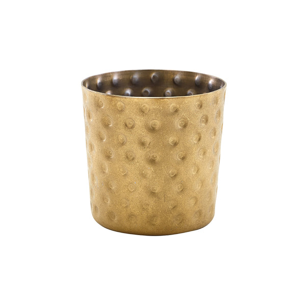 GenWare Gold Vintage Steel Hammered Serving Cup 8.5 x 8.5cm