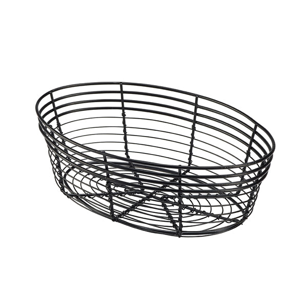Wire Basket  Oval 25.5 x 16 x 8cm