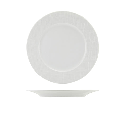 Incise Porcelain Lavara Winged Plate 25.5cm
