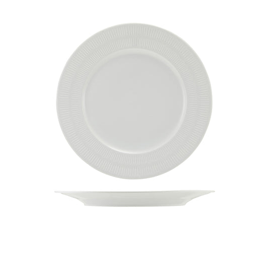 Incise Porcelain Solara Winged Plate 25.5cm